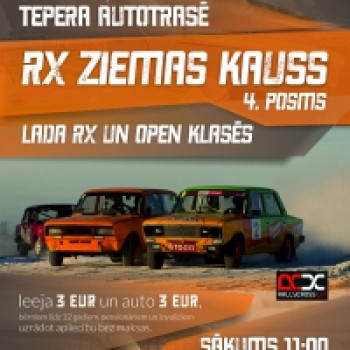 Unfortunately RX Winter Cup 2017-4. stage is canceled due to weather conditions. Follow up on the information provided will be in accordance with the weather event will be held at a later date.